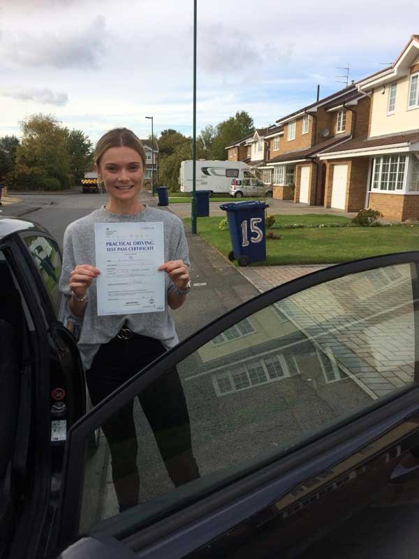 Driving test in the bag. Another winner!