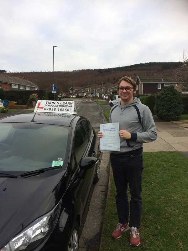 Another new driver - congratulations.