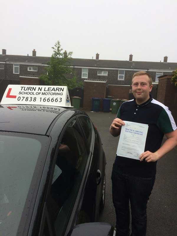 Top that - driving test passed first time around.